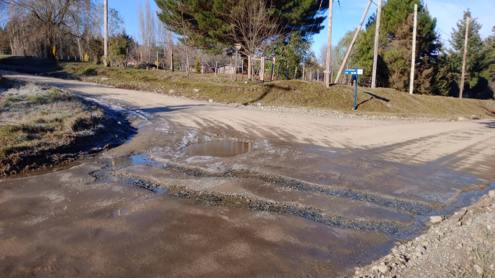 Vecinos de Golondrinas reclaman por el mal estado de las calles y el ...