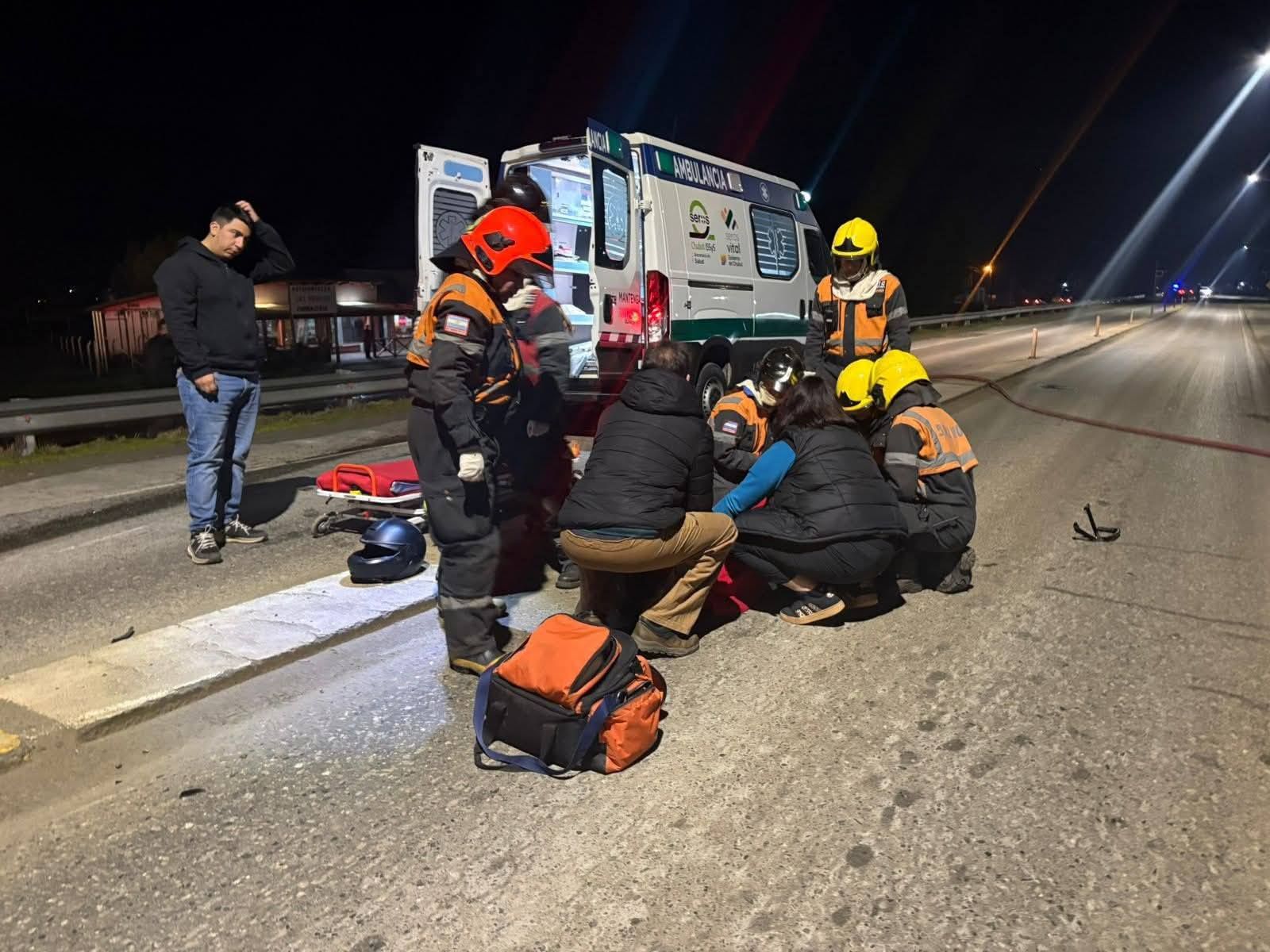 Un herido tras el choque entre una moto y una camioneta en pleno centro ...